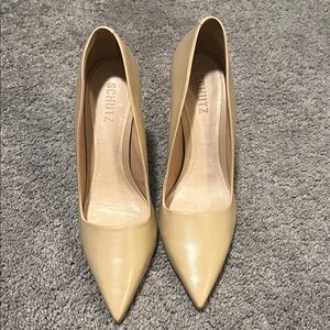 SCHUTZ Women's Cream Heels